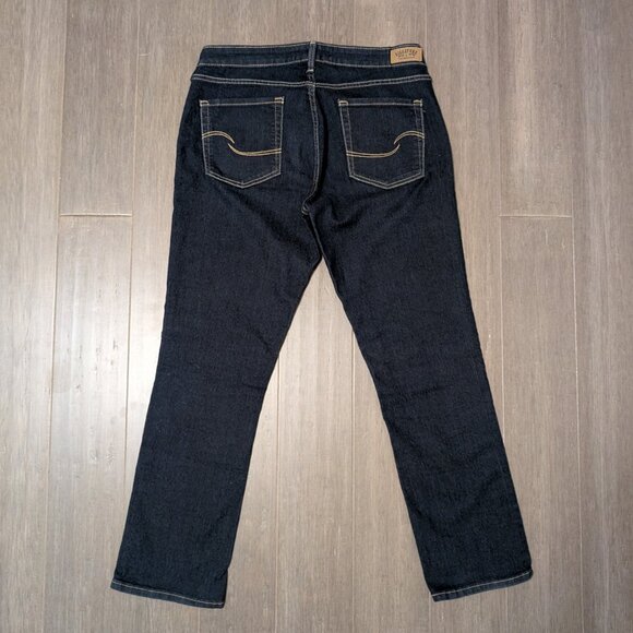 Signature by Levi Strauss The Legging Jeans, Mid Rise Dark  - Size 10 (Like New) - Picture 3 of 14